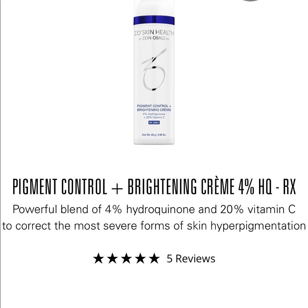 Zen Obagi HYDRO-quinone + VIT C